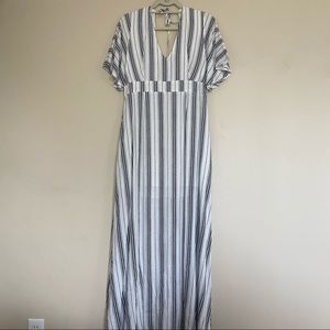 Striped maxi dress (has pockets!)